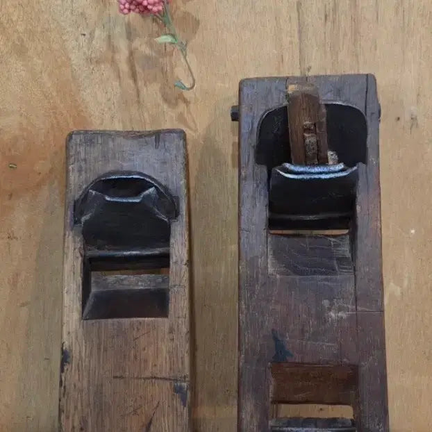 [BUNJANG] Vintage Wooden Hand Plane Set / 땟물좋은 나무 대패 2점