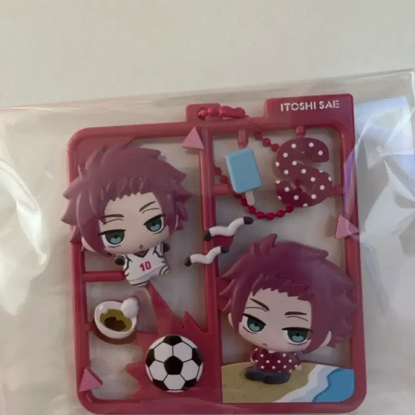 [BUNJANG] Blue Lock Isagi Yoichi Acrylic Keychain with Accessories / 블루록 이토시사에 키링