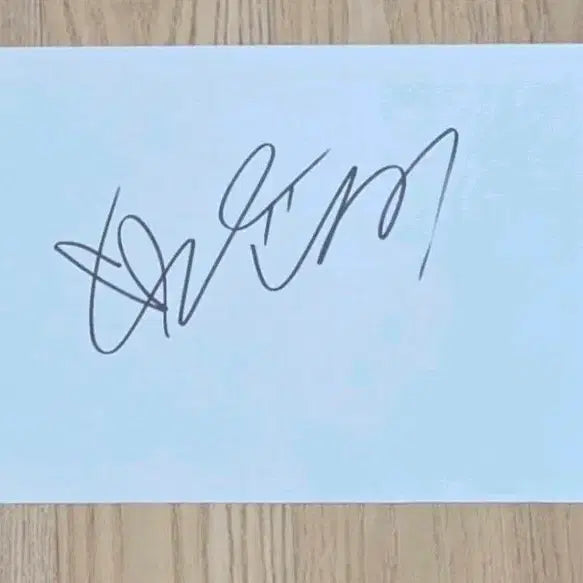 [BUNJANG] Noh Yoon Seo Autographed Signed Page / 노윤서 배우 친필 싸인지