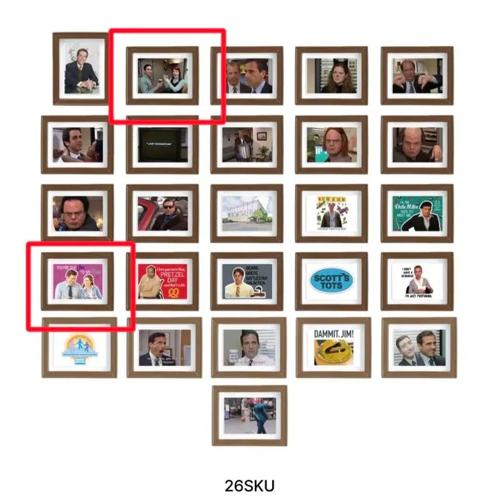 [BUNJANG] The Office "Eolreongdungttang" Store Magnet Bundle Set / 더오피스 얼렁뚱땅상점 마그넷 [일괄]