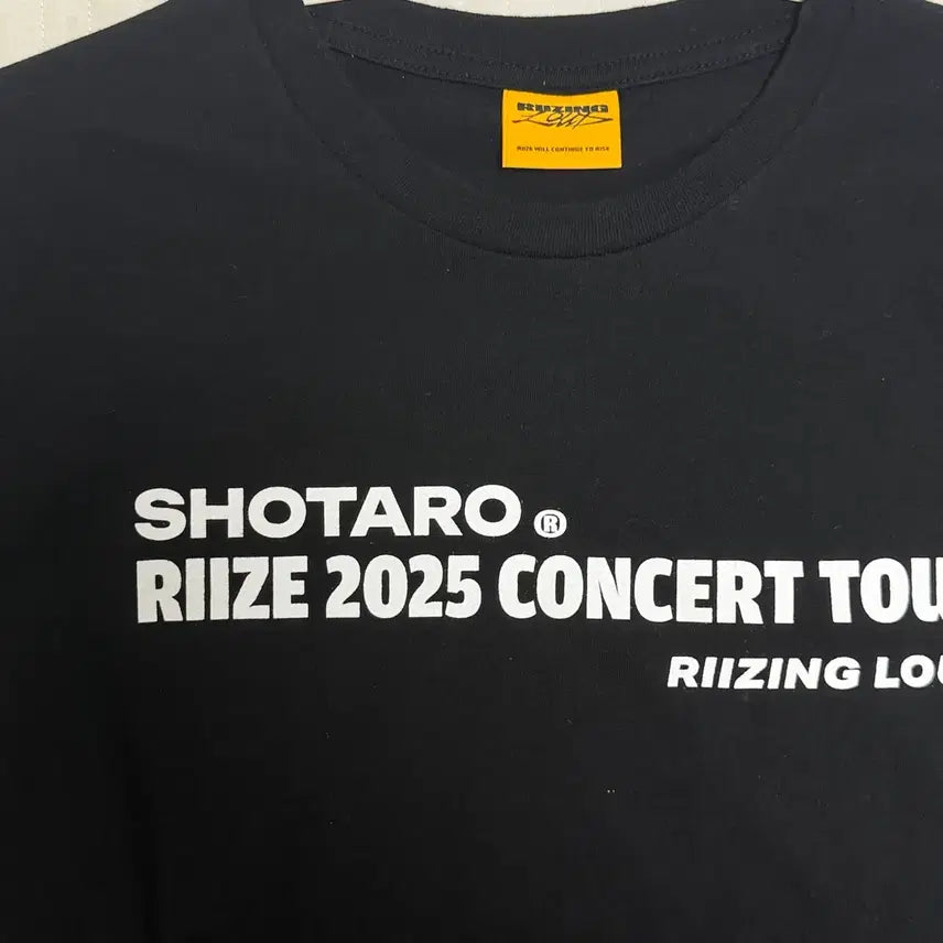 [BUNJANG] RIIZE Shotaro 2025 Rising Road T-shirt / 라이즈 쇼타로 2025 라이징라우드 반팔