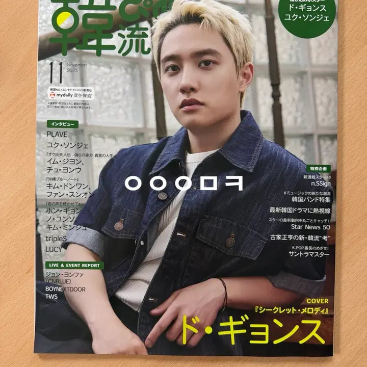 [BUNJANG] Hallyupia Magazine D.O. EXO Japan Edition / 한류피아 도경수 일본 잡지 엑소 디오