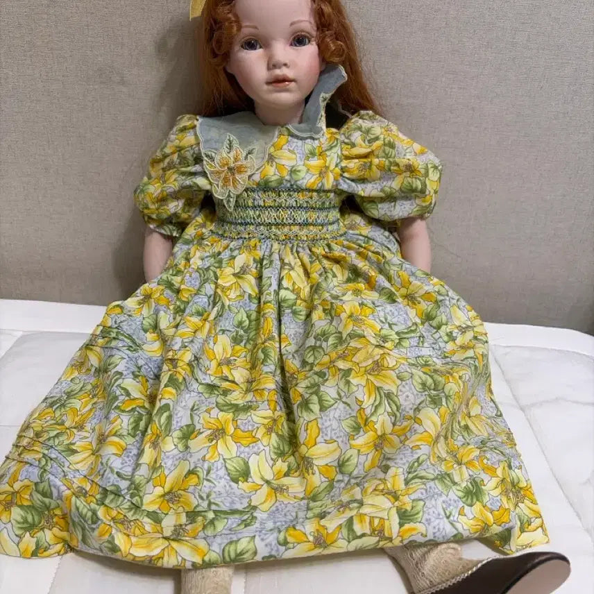[BUNJANG] Vintage Doll Floral Dress / 폴린돌