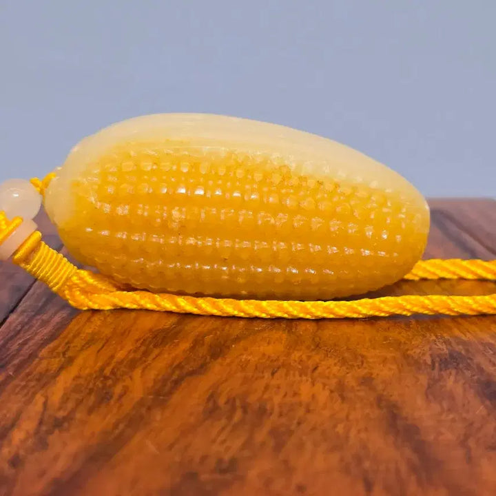 [BUNJANG] Corn Shaped Agate Stone Norigae - Good Energy Mineral Stone / 26080402 좋은 기운을 주는 옥수수 모양 마노석 노리개 광물 수석 팝니다