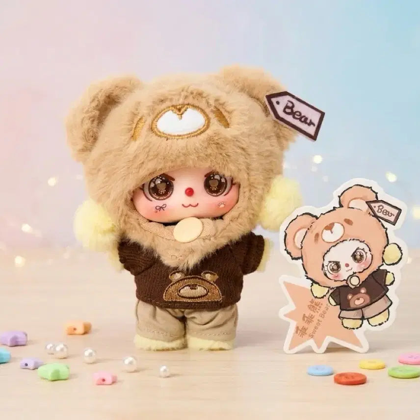 [BUNJANG] Baby S3 Happy Sunday Bear Mini Keyring / 베이비쓰리 해피선데이 곰 예쁜눈 미니 키링