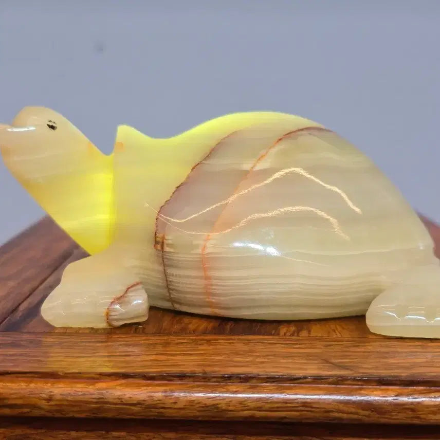[BUNJANG] Natural Jade Turtle Mineral Stone / 26080403 좋은 기운을 내뿜는 천연 옥 거북이 광물 수석 팝니다