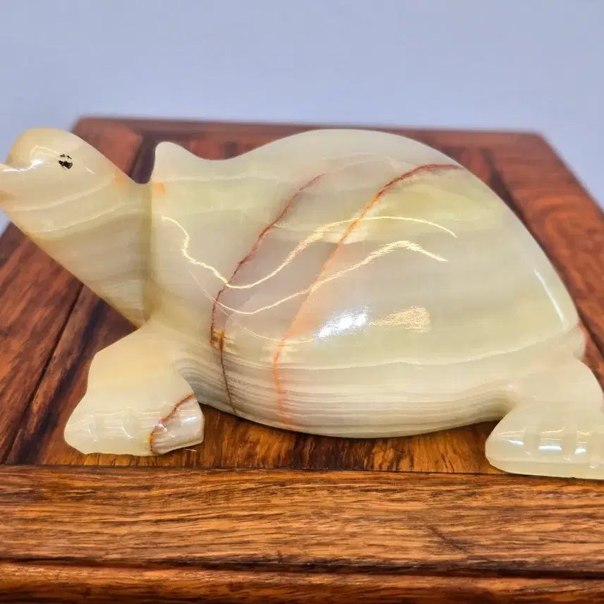 [BUNJANG] Natural Jade Turtle Mineral Stone / 26080403 좋은 기운을 내뿜는 천연 옥 거북이 광물 수석 팝니다