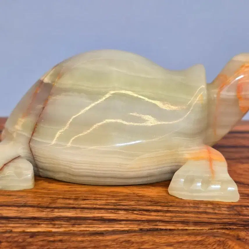 [BUNJANG] Natural Jade Turtle Mineral Stone / 26080403 좋은 기운을 내뿜는 천연 옥 거북이 광물 수석 팝니다