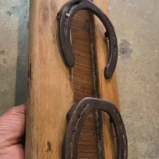 [BUNJANG] Korean Traditional Horse Shoe Artwork / 민속품  / 베바디에 말 편자