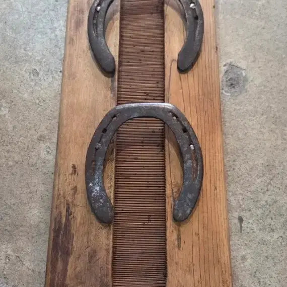 [BUNJANG] Korean Traditional Horse Shoe Artwork / 민속품  / 베바디에 말 편자