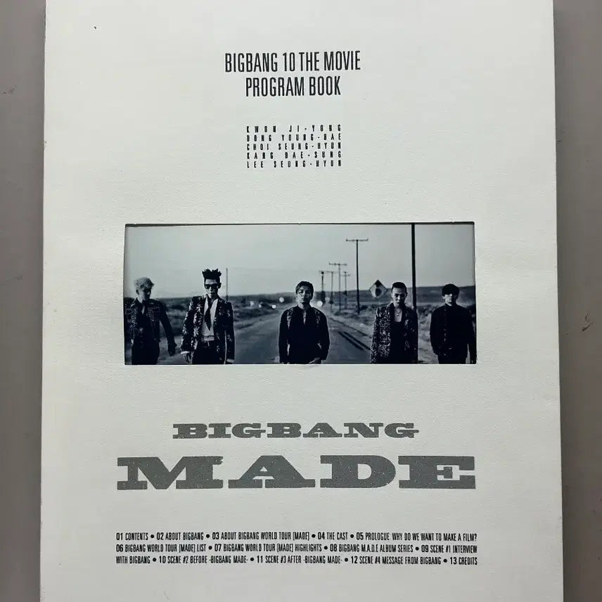 [BUNJANG] BIGBANG MADE Movie Program Book / 빅뱅 MADE영화 프로그램 북