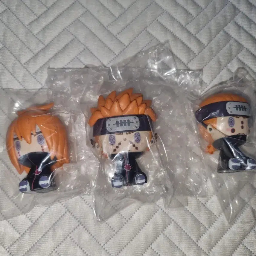 [BUNJANG] Naruto Ichiban Kuji Chokonoko Pain Figures (Set of 3) - Sealed / 나루토 제일복권 초코노코 페인3종 비닐 미개봉 새상품입니다