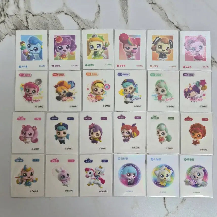 [BUNJANG] Tingting Tinifing Sticker Set / 티니핑띠부씰