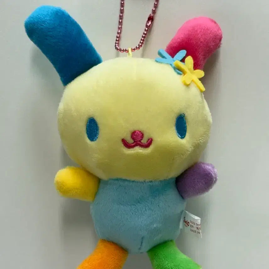 [BUNJANG] Sanrio Usahana Mascot Keychain Colorful / 산리오 우사하나 마스코트 키링 컬러풀