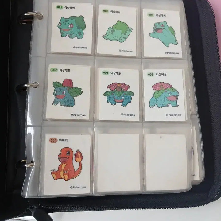 [BUNJANG] Pokemon Stickers Bundle Set with Storage Case / (판완)