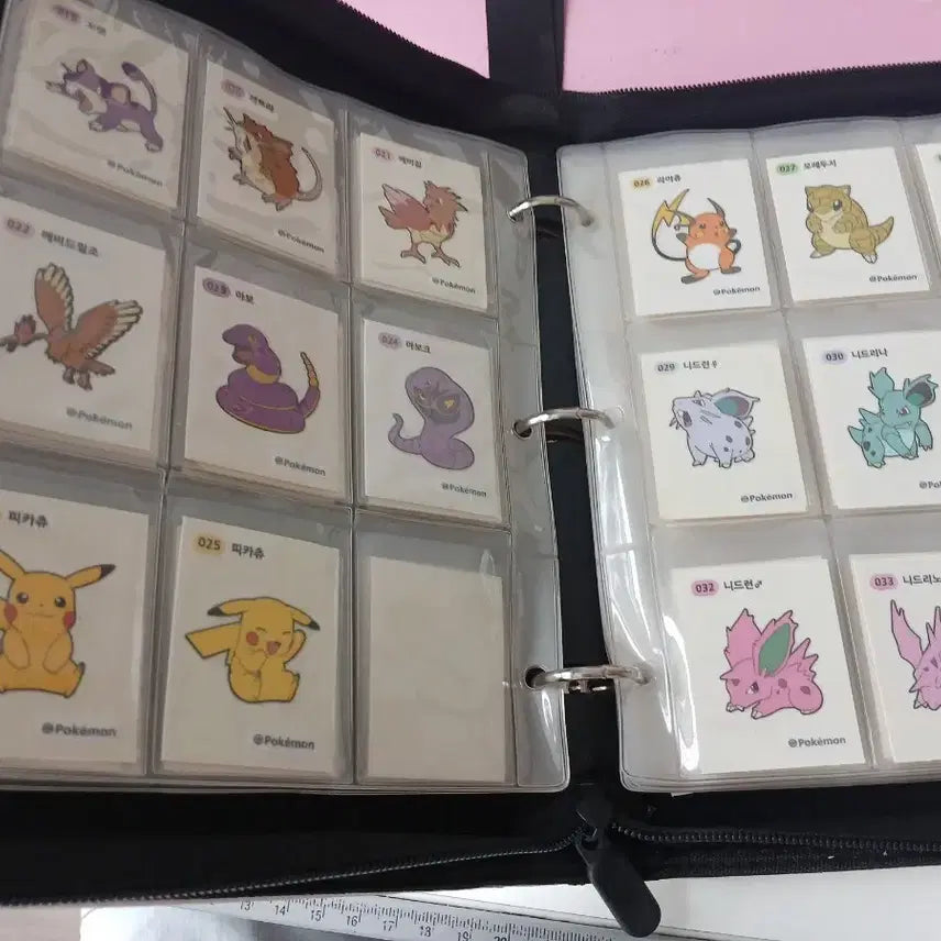 [BUNJANG] Pokemon Stickers Bundle Set with Storage Case / 포켓몬 띠부씰145장 일괄+보관함 세트