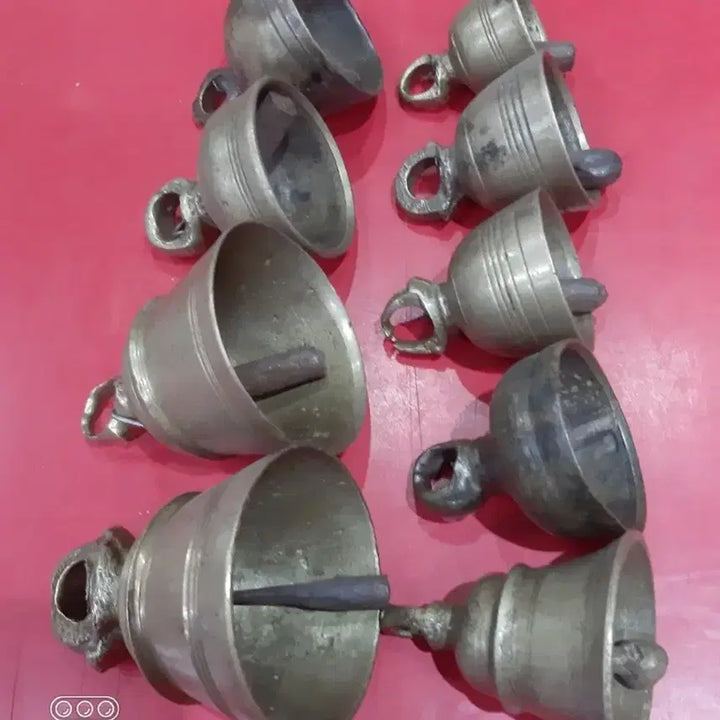 [BUNJANG] Antique Brass Bell Set / 앤틱 황동 종 세트