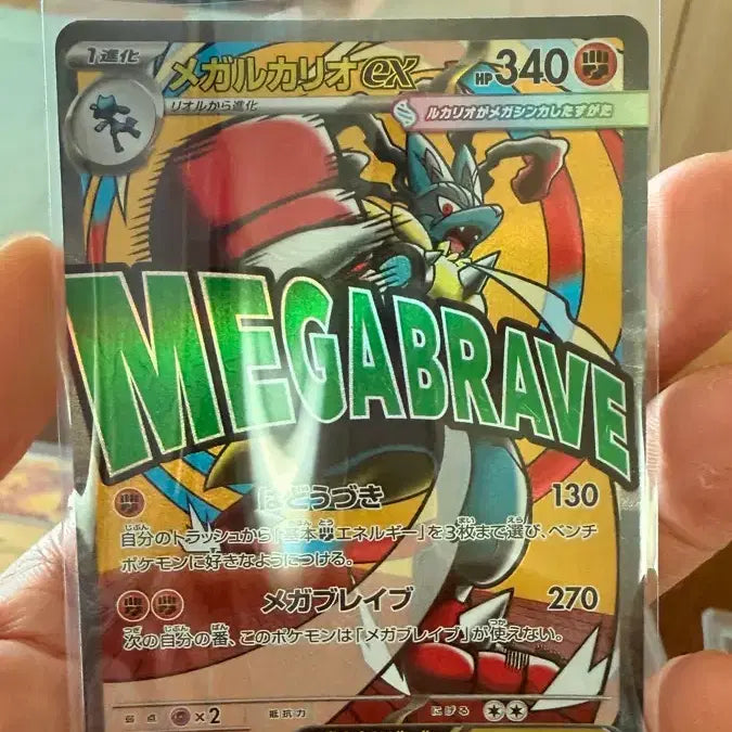 [BUNJANG] Pokemon Card Mega Heracross EX &amp; Mega Lucario EX Set / 포켓몬 카드 메가 헤라크로스 EX / 메가 루카리오 EX