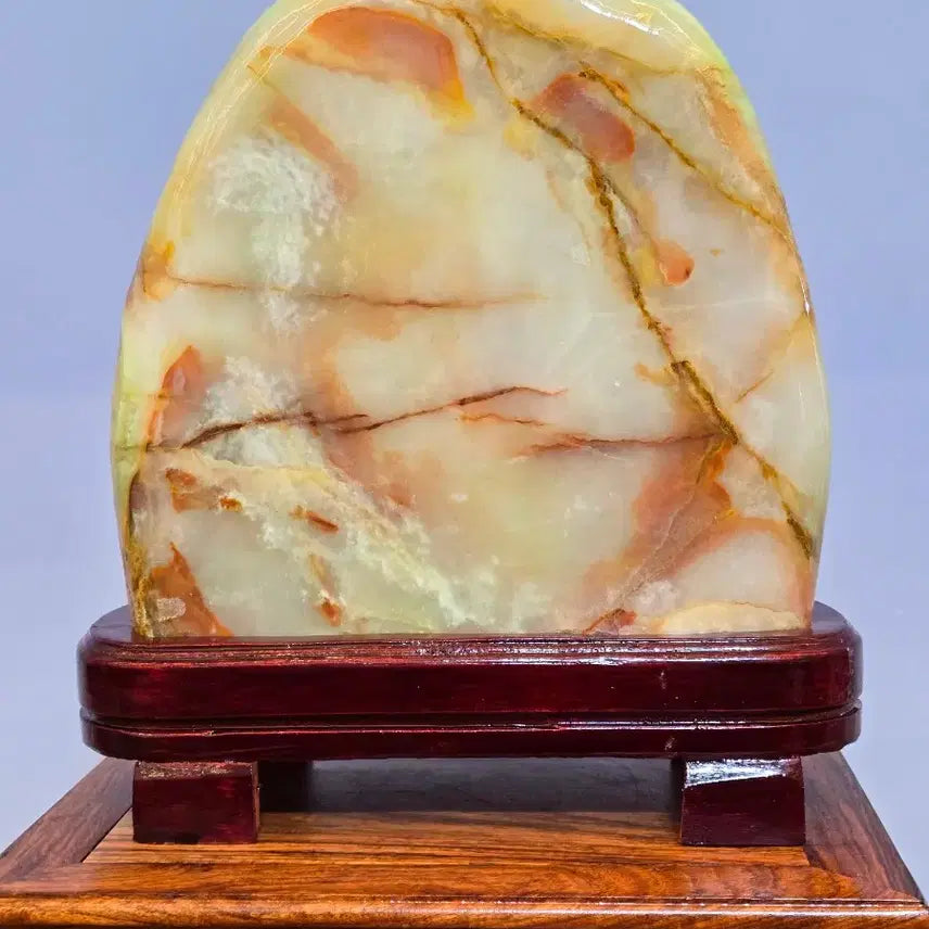 [BUNJANG] Jadeite Stone Specimen / 26080411 좋은 기운을 내뿜는 옥 가공석 광물 수석 팝니다