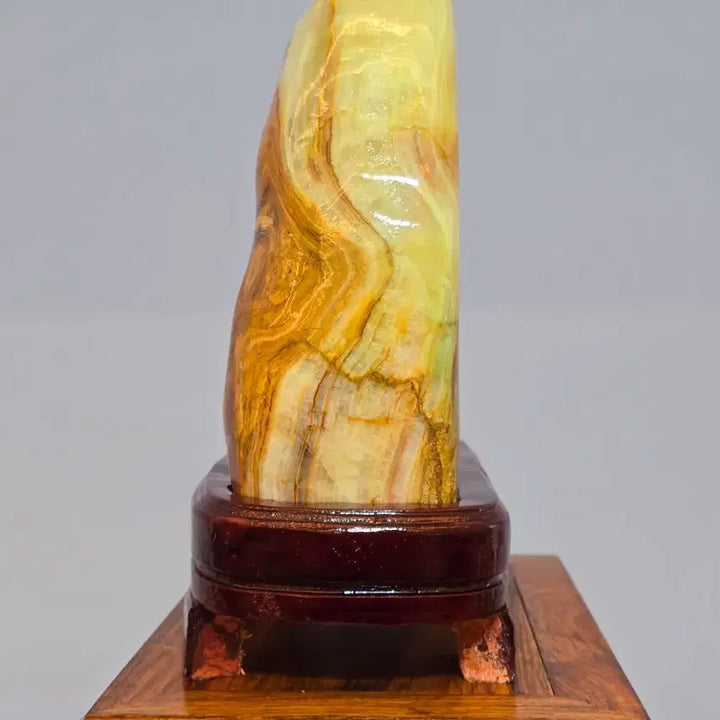 [BUNJANG] Jadeite Stone Specimen / 26080411 좋은 기운을 내뿜는 옥 가공석 광물 수석 팝니다