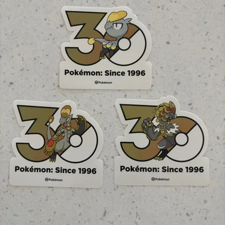 [BUNJANG] Pokemon 30th Anniversary Sticker Jangmo-o Series / 포켓몬 30주년 스티커 짜랑고우거 시리즈