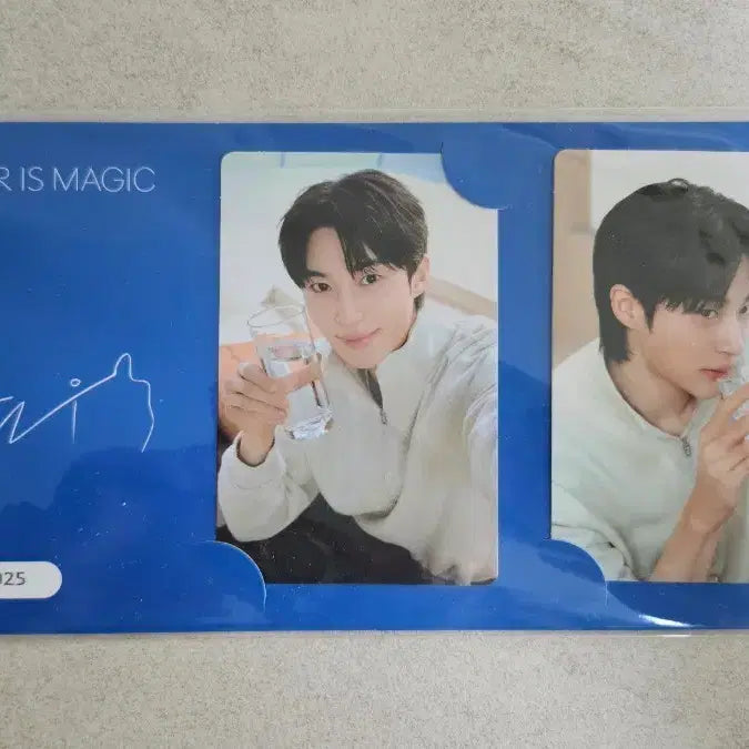 [BUNJANG] Byun Woo Seok SK magic Water is magic Photocard Set (2 types) / 변우석 SK매직 워터이즈매직 포토카드 2종 세트