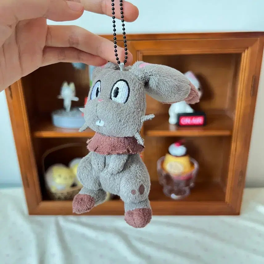 [BUNJANG] Vintage Pokémon Furret Keyring Plush / 고전 포켓몬 파르빗 키링 인형