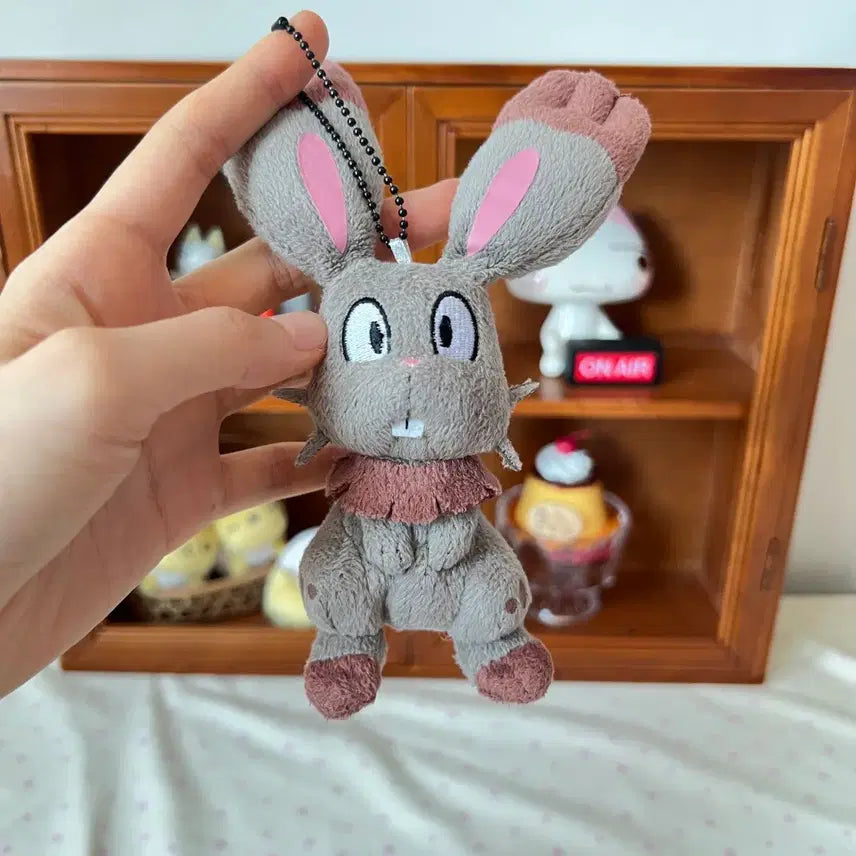 [BUNJANG] Vintage Pokémon Furret Keyring Plush / 고전 포켓몬 파르빗 키링 인형