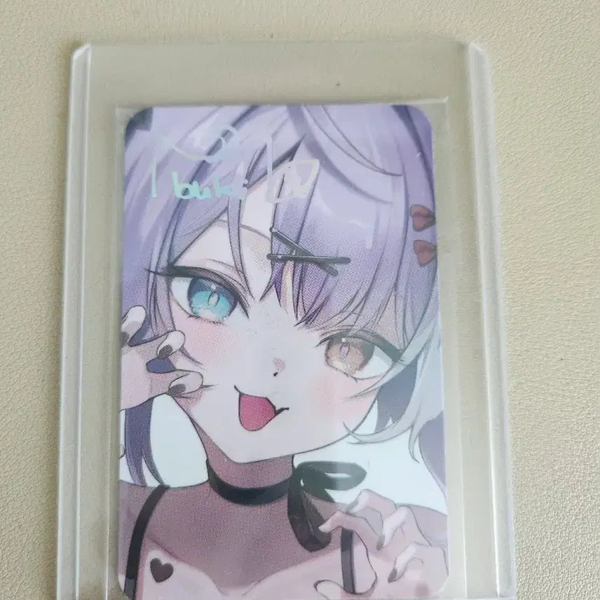 [BUNJANG] StrayLive Shibuki Signed Photocard / 스텔라이브 초코하임 시부키 사인 포토카드