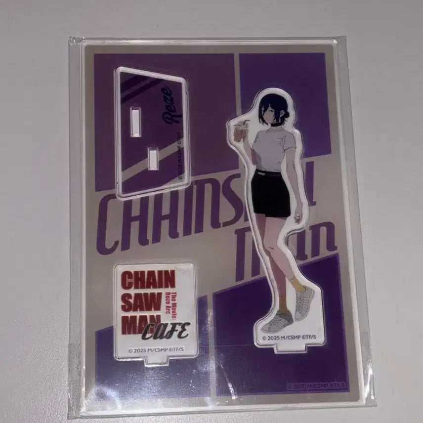 [BUNJANG] Chainsaw Man Cafe Lece (Reze) Acrylic Stand (Sealed) / 미개봉 체인소맨 카페 레제 아크릴 스탠드