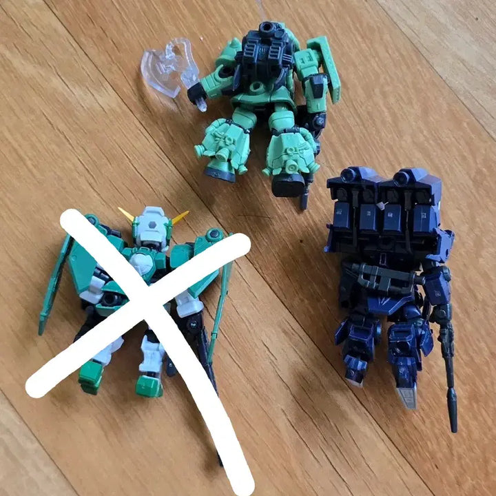 [BUNJANG] Gundam Figure Ensemble Set (Dunamess, Silver Bullet Suppressor, High Mobility Zaku II) / 건담 피규어 앙상블 3종 세트 듀나메스,실버불릿 서프레서,고기동 자쿠2