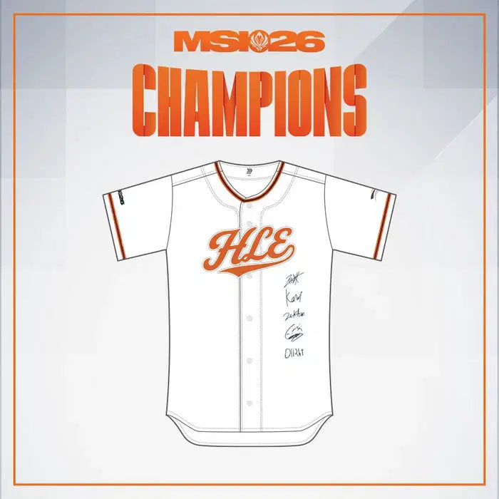 [BUNJANG] HLE MSI Champions Uniform Size L (100) / 26 HLE MSI Champions Uniform 한화생명 한생 므시우승 유니폼