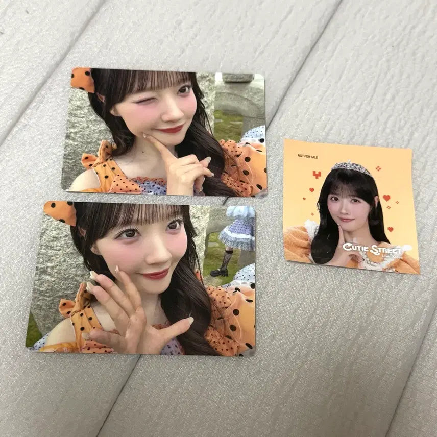 [BUNJANG] Cutestreet Kusto Emiru Trading Card + POB Sticker Bundle Set / 큐티스트리트 큐스토 에미루 트레카 + 특전 스티커