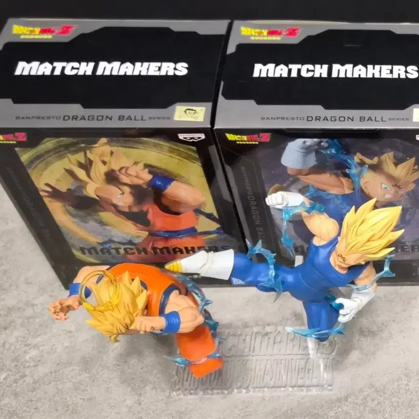 [BUNJANG] Matchmaker Dragon Ball 4-Figure Set with Acrylic Base (Japan Domestic) / 매치메이커 드래곤볼 4개세트 (일본내수용-아크릴베이스포함)