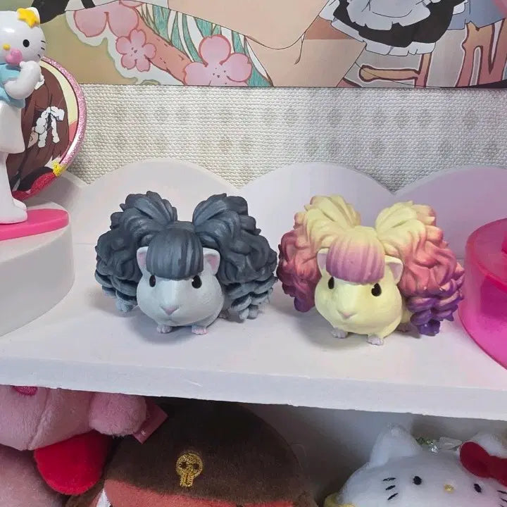 [BUNJANG] Gal Hamster Guinea Pig Gacha Figures Bundle Set / 갸루 햄스터 기니피그 가챠 피규어 일괄
