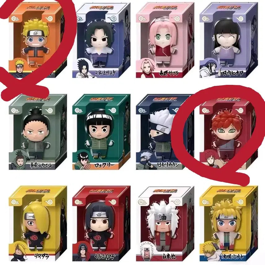 [BUNJANG] Naruto Gaara Rice Ball Figure Bundle Set / 나루토, 가아라 쌀알피규어