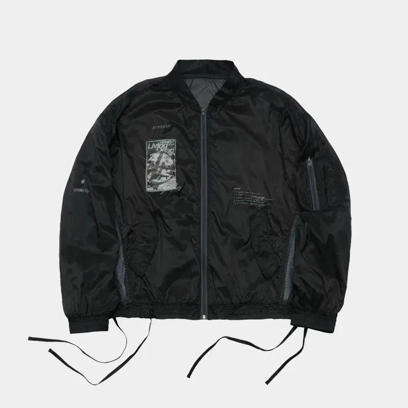 [BUNJANG] Zutto Mayoi Nylon Jacket Black M / 즛토마요 나일론 재킷 블랙 M