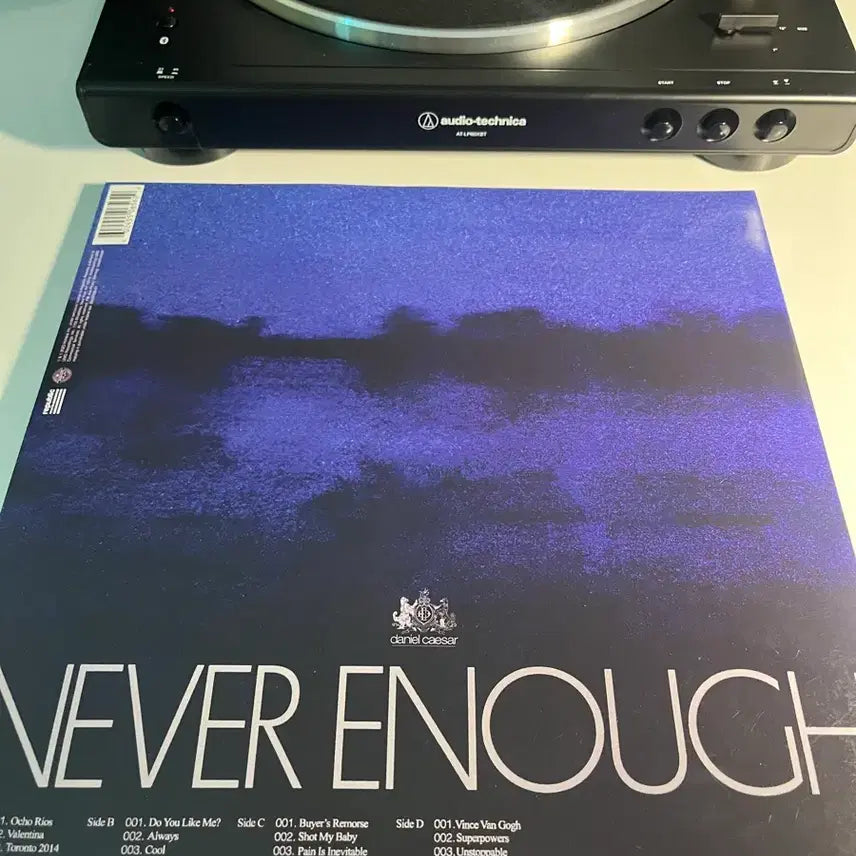 [BUNJANG] Daniel Caesar NEVER ENOUGH 2LP Orange Vinyl / 다니엘 시저 NEVER ENOUGH 오렌지반 2LP