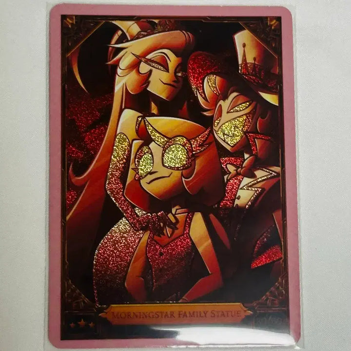 [BUNJANG] Has Been Hotel Morningstar Family Statue Pink Foil Card / 해즈빈 호텔 모닝스타 패밀리 동상 핑크 포일 카드 30/60