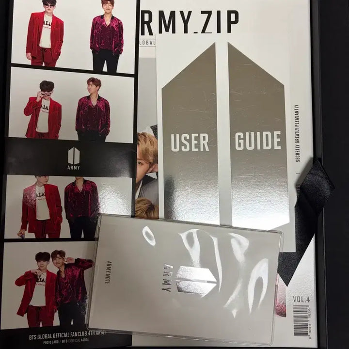 [BUNJANG] BTS ARMY 4th Term Kit Unit Photocard &amp; ARMY Note / 아미 4기 키트 bts