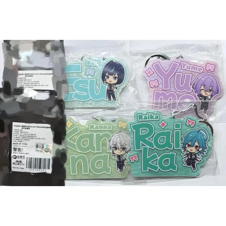 [BUNJANG] Ensemble Stars! China 9th Anniversary Esprit Es Yume Kanna Raika Acrylic Keyring / 앙스타 중스타 9주년 특전 오시 아크릴 키링 에스프리 에스 유메 칸나 라이카