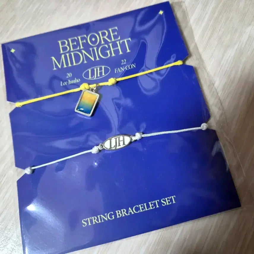 [BUNJANG] 2PM Lee Junho "Before Midnight" Fancon Bracelet Set / 이준호 비포 미드나잇  팔찌 세트