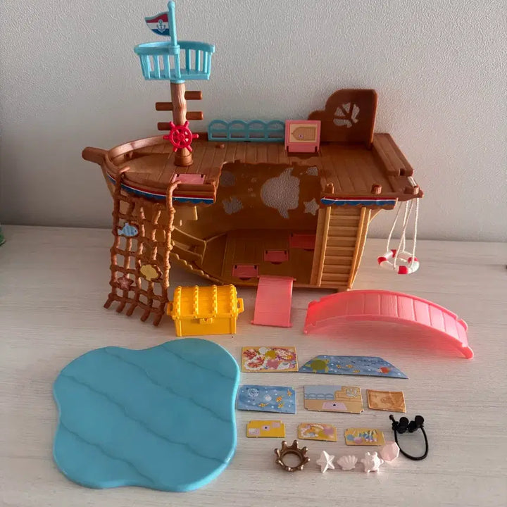 [BUNJANG] Discontinued Vintage Sylvanian Families Adventure Treasure Island Playset / 5210)단종)올드)실바니안 어드벤처 보물섬