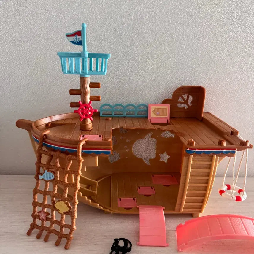 [BUNJANG] Discontinued Vintage Sylvanian Families Adventure Treasure Island Playset / 5210)단종)올드)실바니안 어드벤처 보물섬