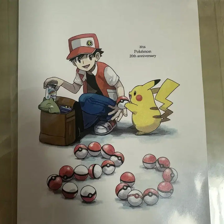 [BUNJANG] Pokemon 20th Anniversary Illustration Postcard Set / 포켓몬 20주년 기념 일러스트 엽서