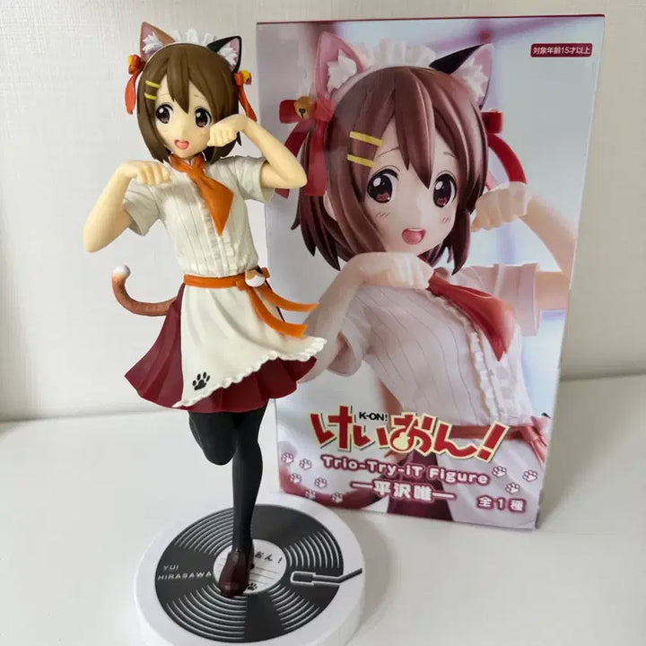 [BUNJANG] K-ON! Yui Hirasawa FuRyu Trio-Try-iT Nekomimi Maid Figure / 상자O) 케이온 유이 후류 Trio-Try-iT 네코미미 냥카페 메이드 피규어