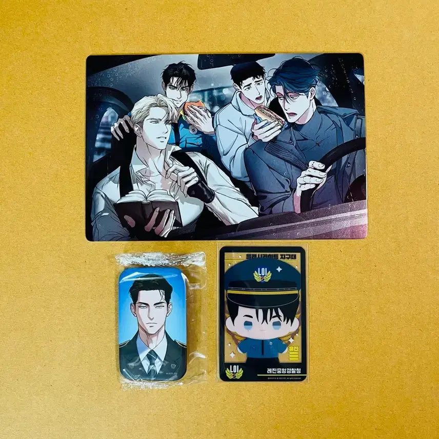 [BUNJANG] Flashlight Crossover Police Agency Snap Badge Photocard / 플래시라이트 크로스오버 경찰청 스냅 뱃지 뽀시래기 포토카드
