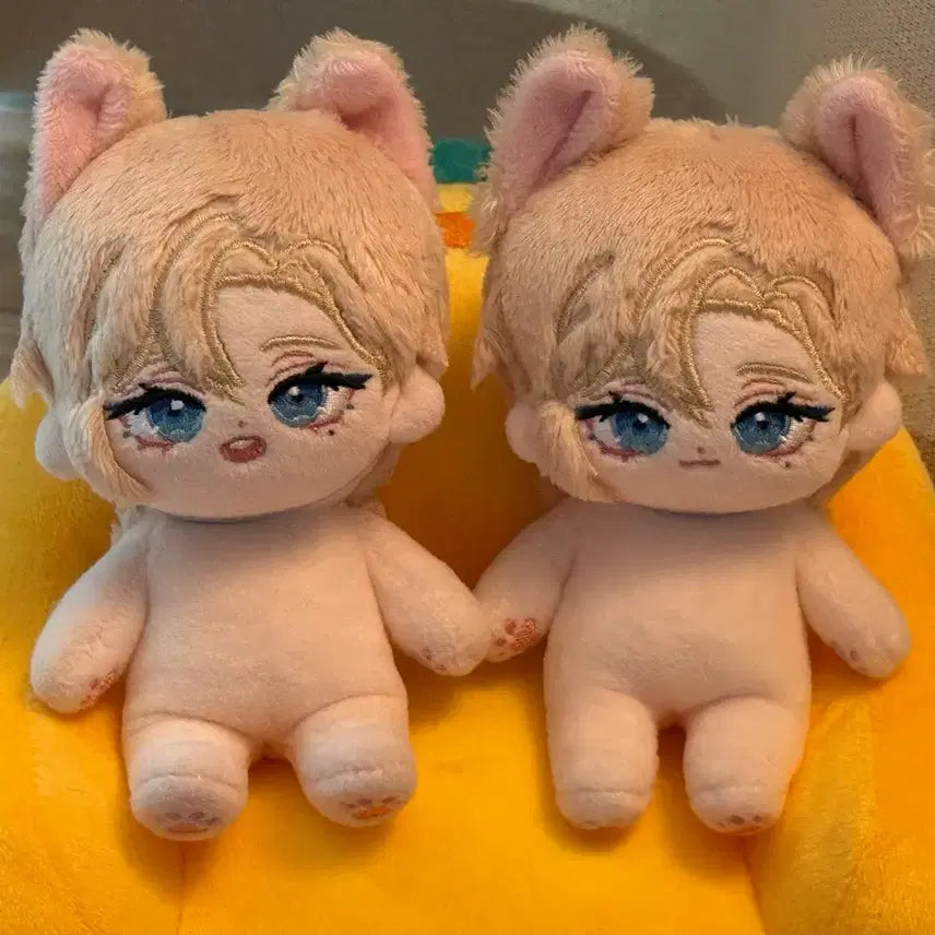 [BUNJANG] Plaile Noah "Wafia" / "Bbanggut Noah" Unofficial Plush Bundle Set / 플레이브 노아 비공식인형 와퍄/빵긋노아 뼈깅 팝니다