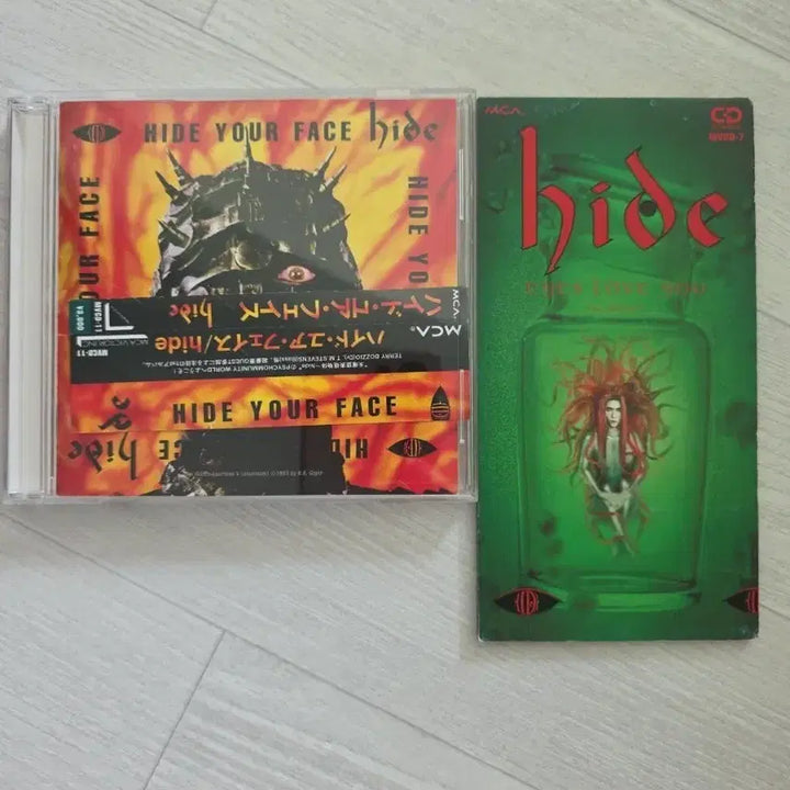[BUNJANG] X JAPAN hide Japanese Edition CD Bundle (Hide Your Face + Eyes Love You) / X JAPAN hide 일본판 CD 2종 일괄 / HIDE YOUR FACE + EYES LOVE YOU