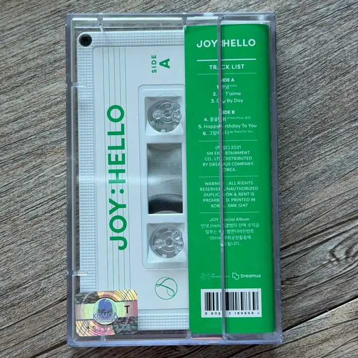 [BUNJANG] Red Velvet Joy HELLO Cassette Tape Unsealed / 조이 HELLO 카세트 테이프 개봉